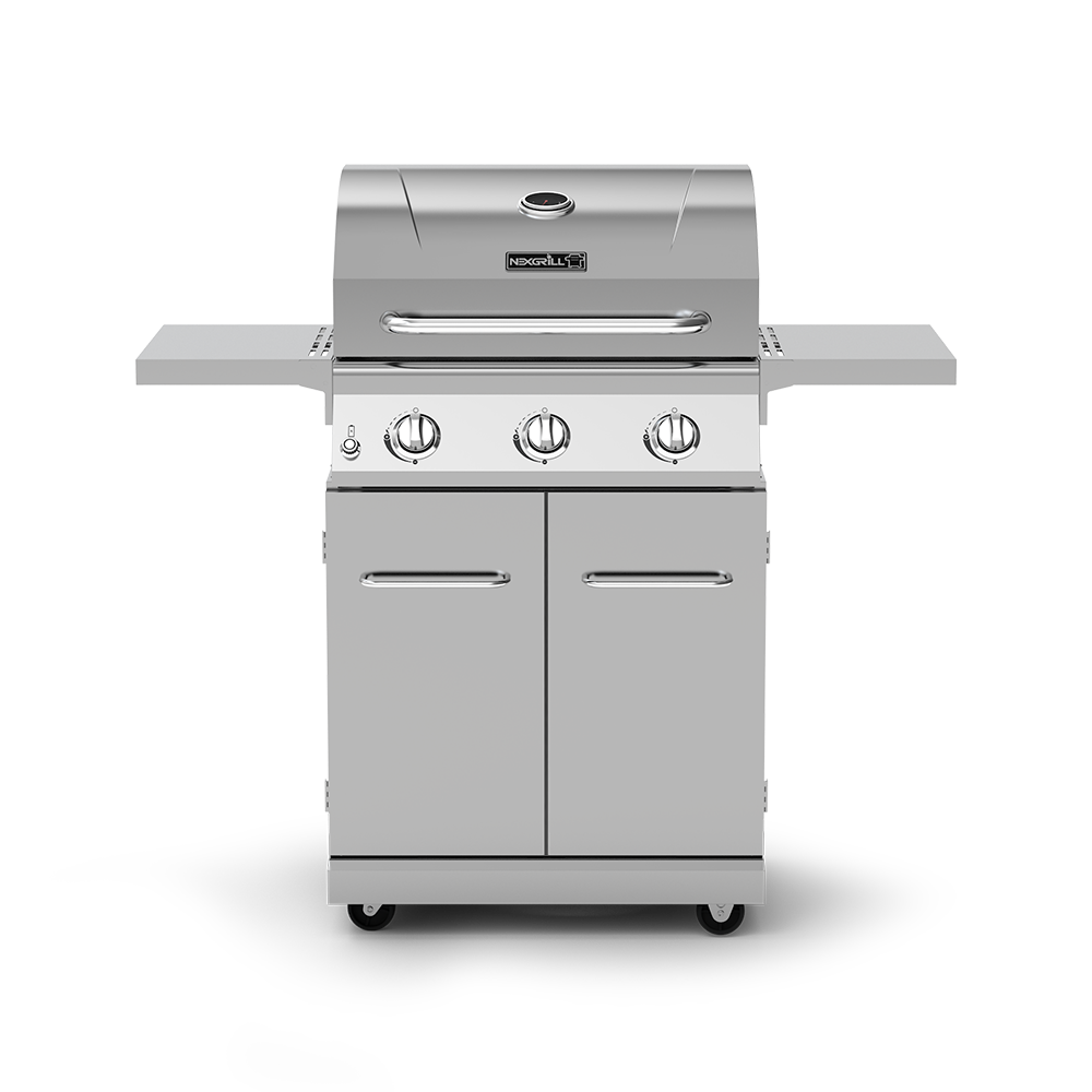 Gril au propane à 3 brûleurs