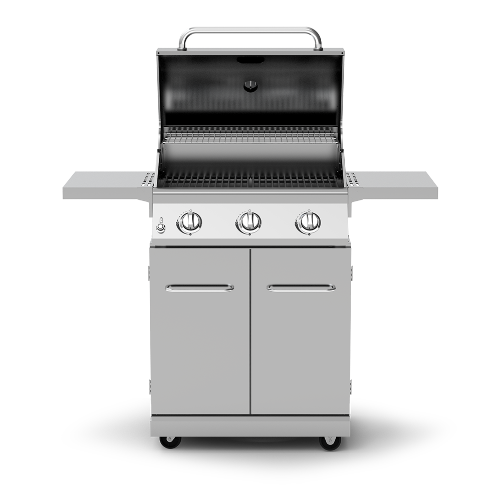 Gril au propane à 3 brûleurs