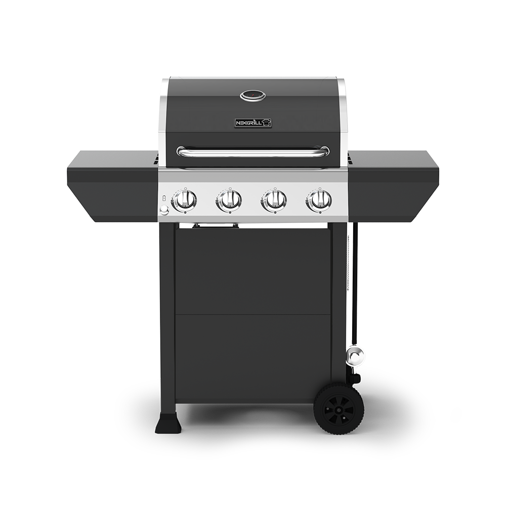 Gril au gaz propane à 4 brûleurs