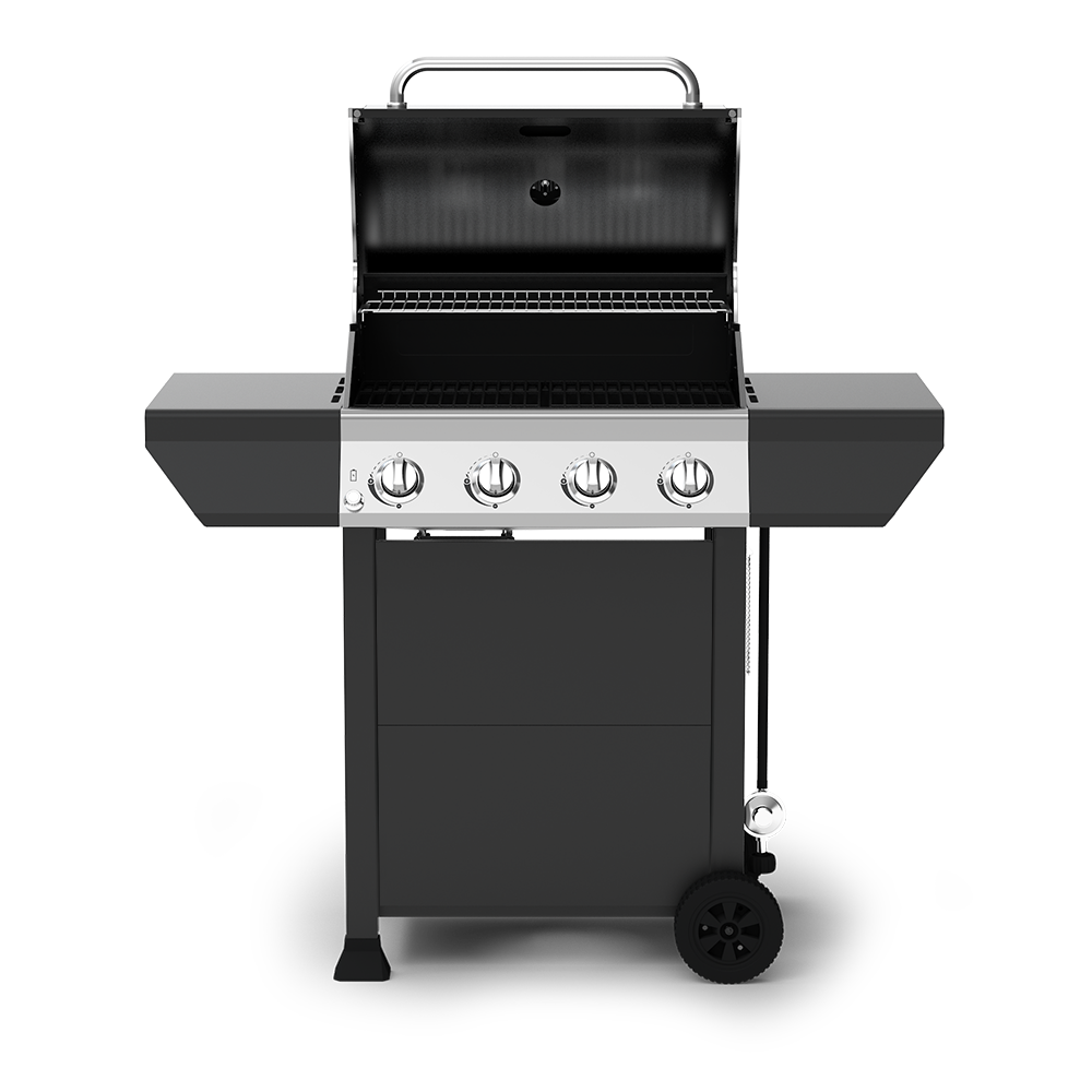 Gril au gaz propane à 4 brûleurs